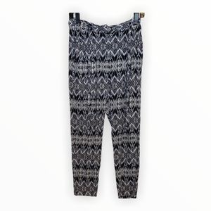 Joe B | boho jogger tie waist zipper pants